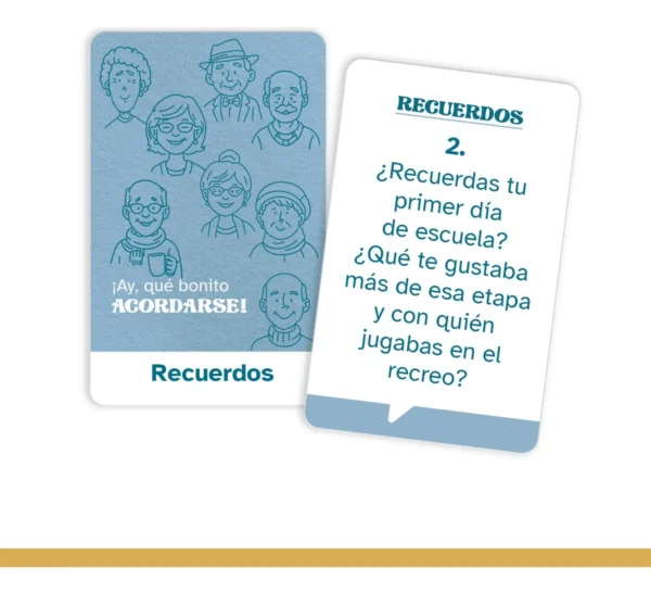 Platicar Sabroso Tarjetas Conversacionales, Adultos Mayores