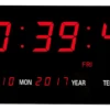 Reloj Calendario Digital Adalene Led 14 Pulgadas Pantalla Grande