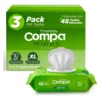 Toallitas Húmedas para Adultos XL Compa Wipes